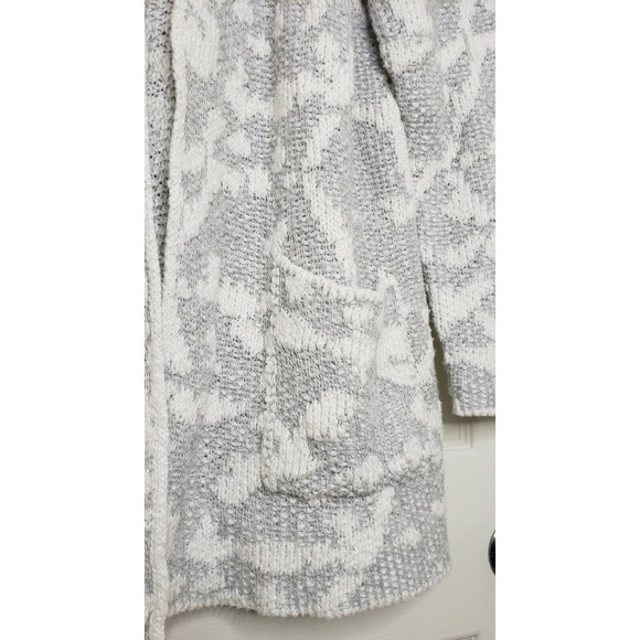 Eileen Fisher Large Duster Long Cardigan Sweater Organic Cotton - Picture 2 of 5